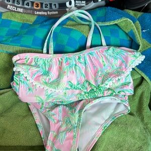Tommy Bahama swimsuit set 5/6 little girl two piece NWT